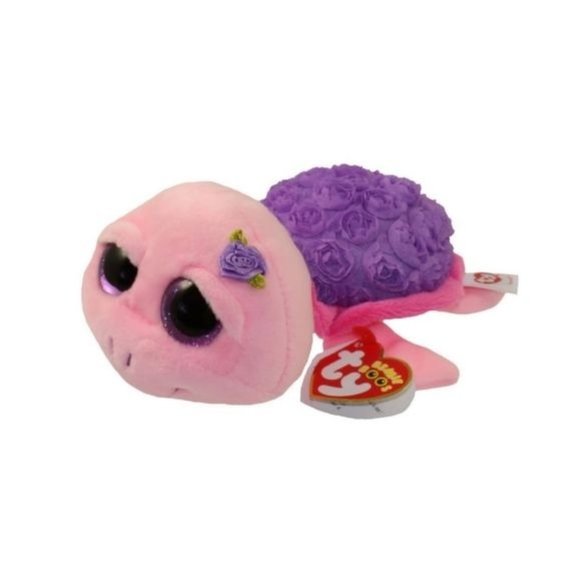 Ty Other - Ty Beanie Boos Rosie The Purple Rose Turtle Plush